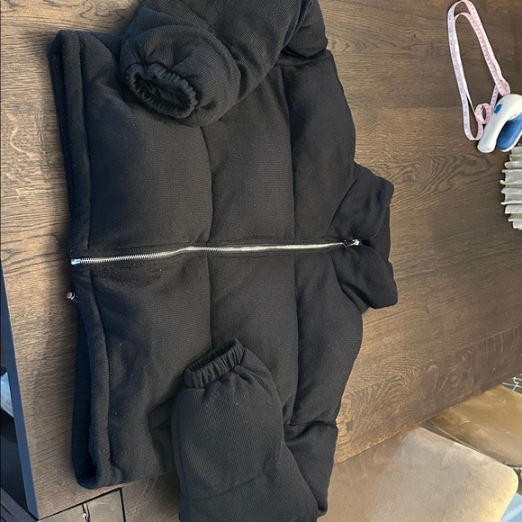 Anthropologie Bagatelle Black Puffer Jacket - Picture 3 of 8